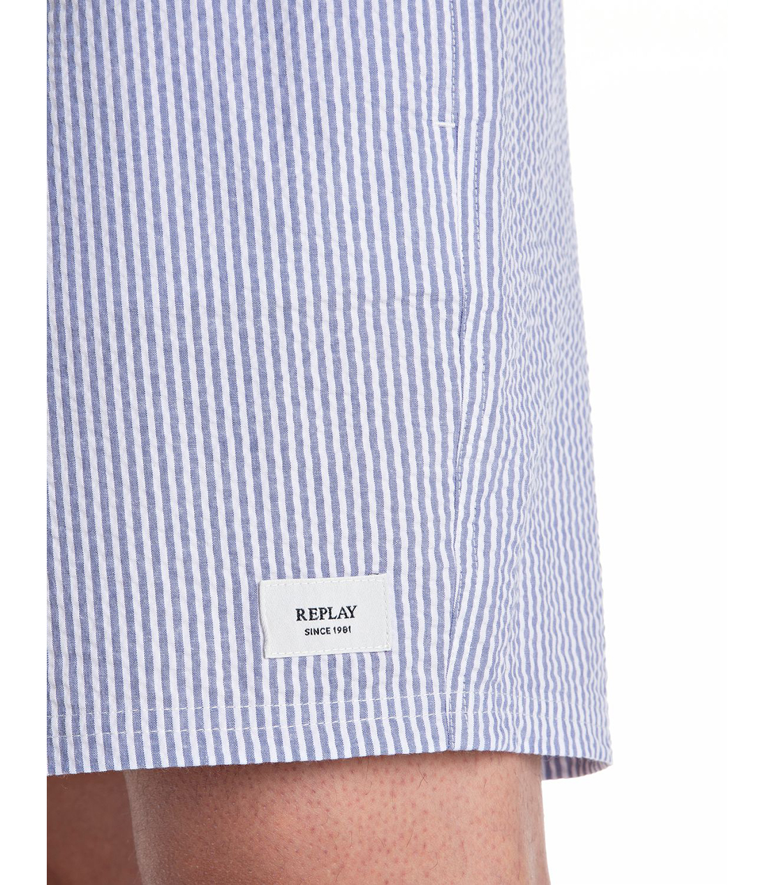 未使用 2010s J.CREW シアサッカー生地 ストライプスイムパンツ 36 シアサッカースイムパンツ - グリーン／ストライプ - Men | H&M JP